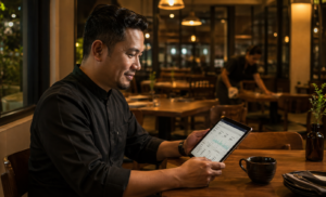 Restaurant end-of-day recap — Labamu POS Singapore